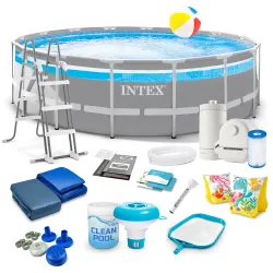 Piscina da giardino con telaio 488 x 122 cm 18in1 INTEX 26730