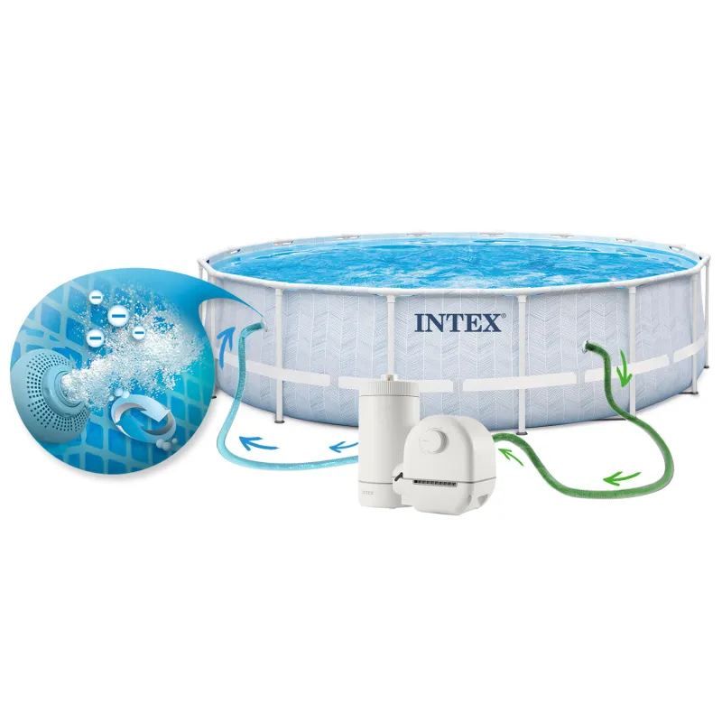Piscina da giardino 488 x 122 cm, perfetta per rilassarsi nei caldi giorni estivi