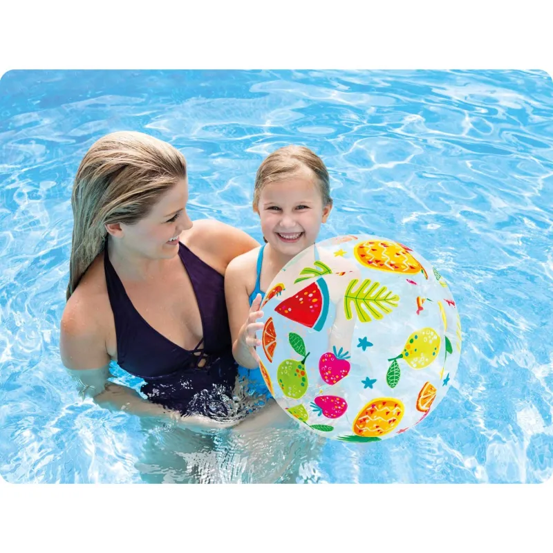 Pallone gonfiabile da spiaggia con design di frutta 51 cm, per divertimento estivo