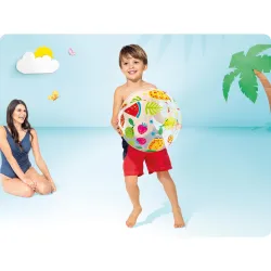 Pallone gonfiabile da spiaggia 51 cm, perfetto per giochi in giardino o in spiaggia