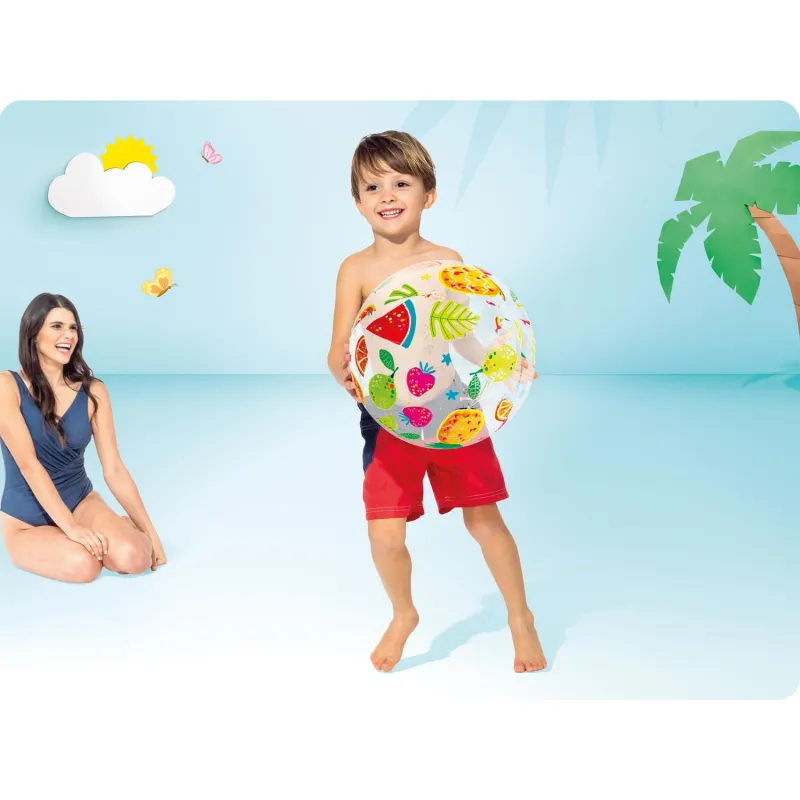Pallone gonfiabile da spiaggia 51 cm, perfetto per giochi in giardino o in spiaggia