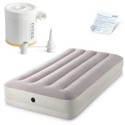 Materasso gonfiabile 191x99x30 cm con pompa elettrica INTEX 64177