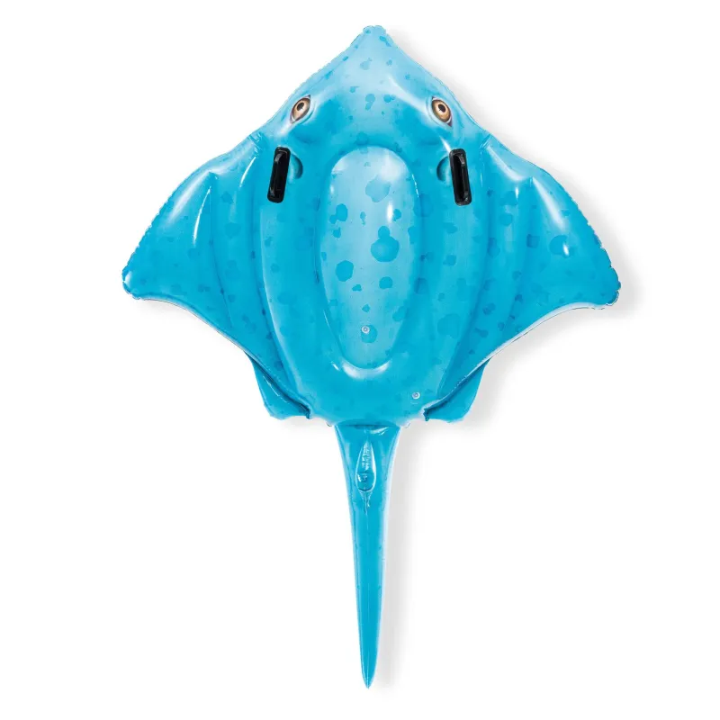 Materasso razza gonfiabile blu ideale per il relax in acqua
