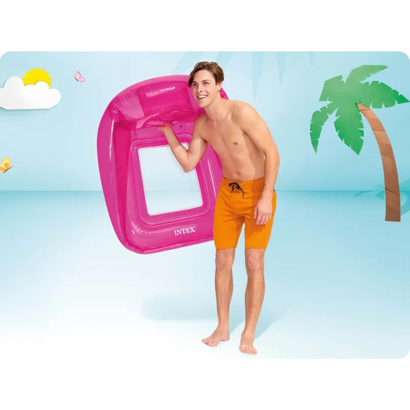 Poltrona materasso gonfiabile, perfetta per giardino o spiaggia