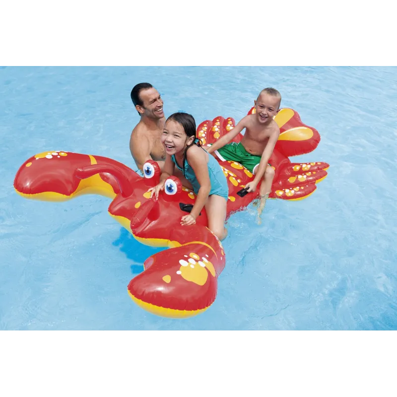 Giocattolo da bagno colorato a forma di aragosta 213 x 137 cm