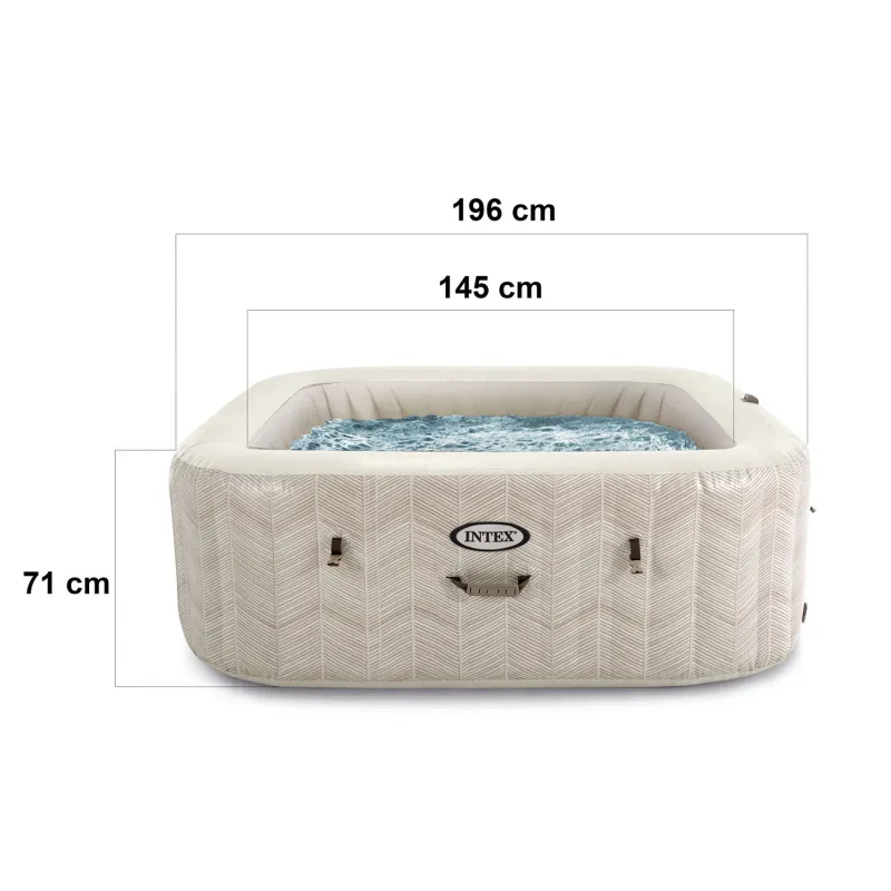 SPA gonfiabile con idromassaggio, perfetto per le serate estive in giardino