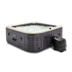 SPA gonfiabile con idromassaggio, design elegante e facile utilizzo, perfetto per il relax