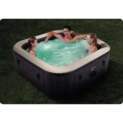 SPA gonfiabile con idromassaggio, perfetto per il giardino o la terrazza, relax in ogni stagione