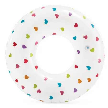 Ciambella da nuoto a forma di cuore 81 cm in materiale resistente
