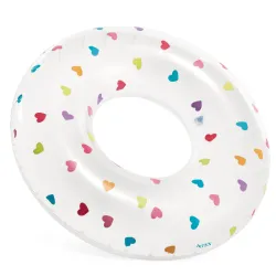 Anello da nuoto rosa 81 cm perfetto per la spiaggia o la piscina