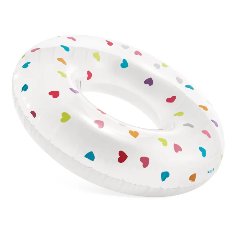 Ciambella da nuoto con cuore, resistente, 81 cm di lunghezza