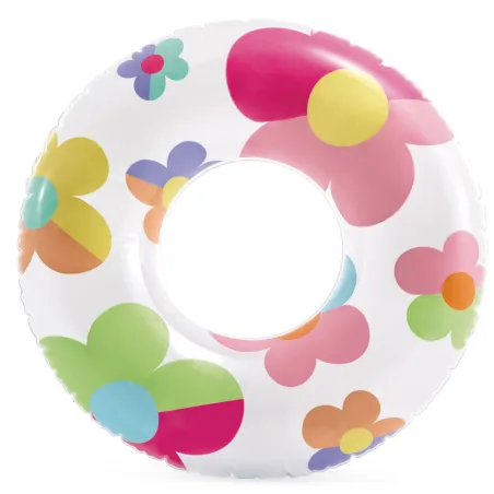 Anello da nuoto fiore 81 cm, colori vivaci, perfetto per il divertimento in piscina