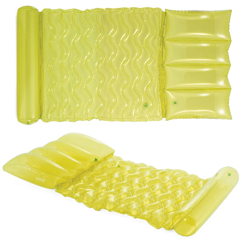 Materasso gonfiabile verde lime Intex 58725, perfetto per il relax estivo in acqua