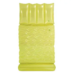 Materasso gonfiabile comodo verde lime, perfetto per le giornate in spiaggia