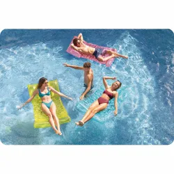 Materasso gonfiabile resistente, perfetto per uso in piscina e in spiaggia