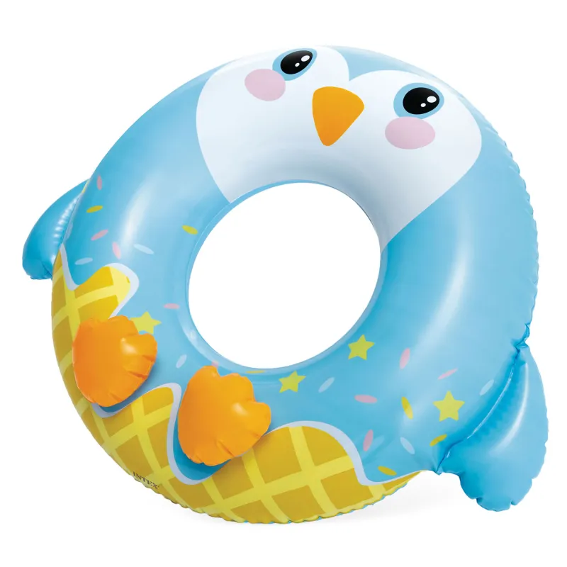 Ciambella da nuoto resistente a forma di pinguino 81 cm, ideale per bambini