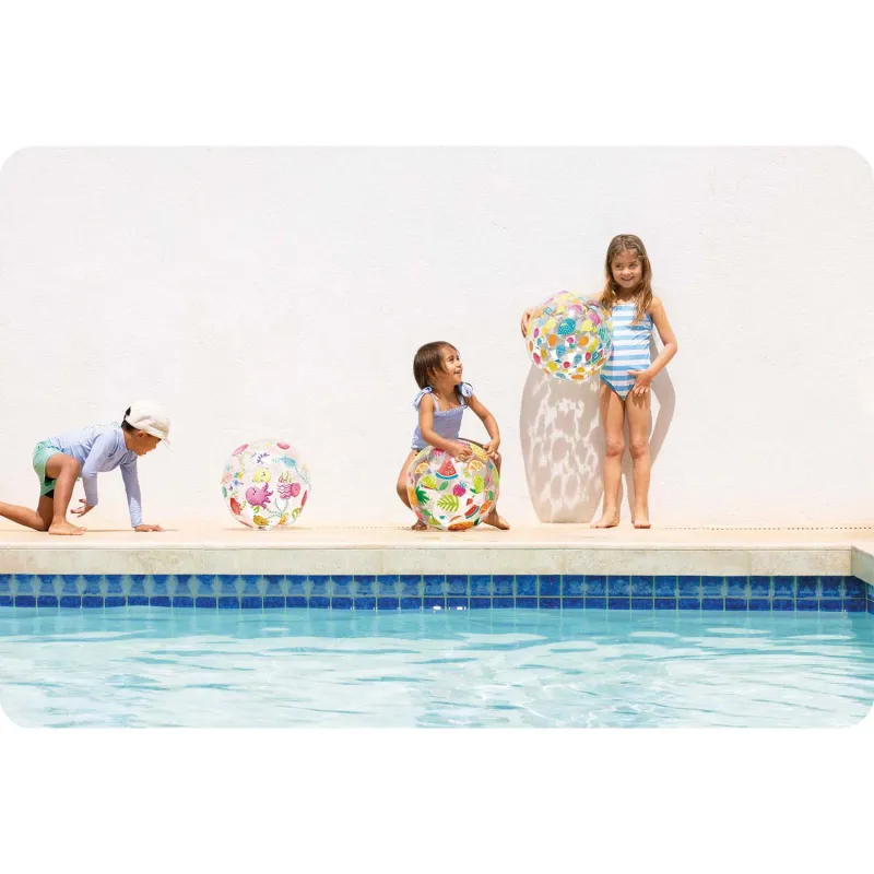 Palla da spiaggia gonfiabile per bambini, 51 cm, perfetta per giochi in acqua