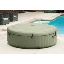 SPA gonfiabile con idromassaggio, design elegante, perfetto per uso esterno