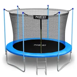 Trampolino da giardino 6ft/183cm con rete interna e scala