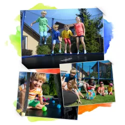 Trampolino da Giardino 6ft ideale per il divertimento all'aperto dei bambini
