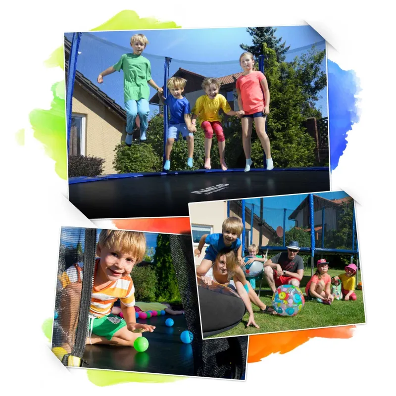 Trampolino da Giardino 6ft ideale per il divertimento all'aperto dei bambini