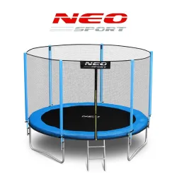 Trampolino da Giardino 6ft con Scala per Accesso Facile e Sicuro