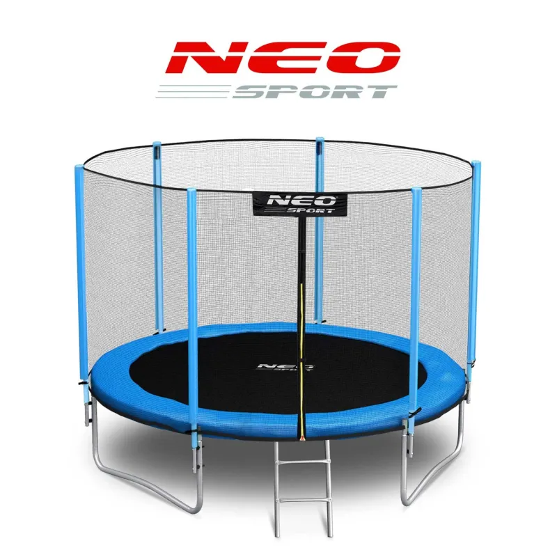 Trampolino da Giardino 6ft con Scala per Accesso Facile e Sicuro