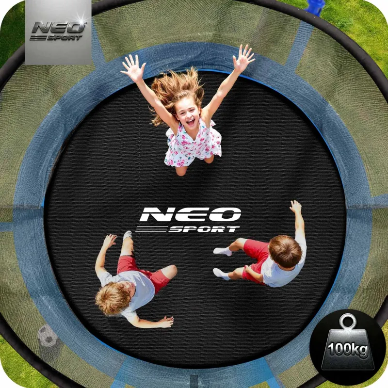 Materiale resistente del trampolino da giardino 8ft per salti sicuri
