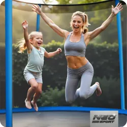 Trampolino da giardino 8ft, perfetto per attività all'aperto e esercizio