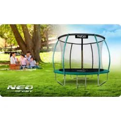 Trampolino da giardino 8ft, divertimento sicuro per tutta la famiglia