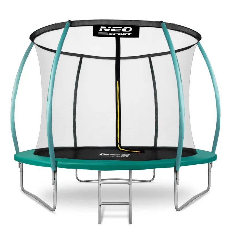 Trampolino da giardino 10ft con materiale resistente, perfetto per il gioco all'aperto