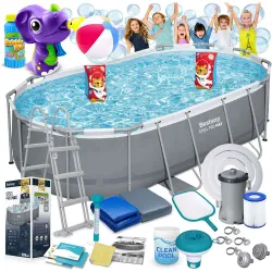 Bestway 56620 Piscina con Struttura 427 x 250 x 100 cm 18in1