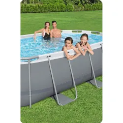 Facile da montare, piscina con struttura 427 x 250 x 100 cm, per l'estate