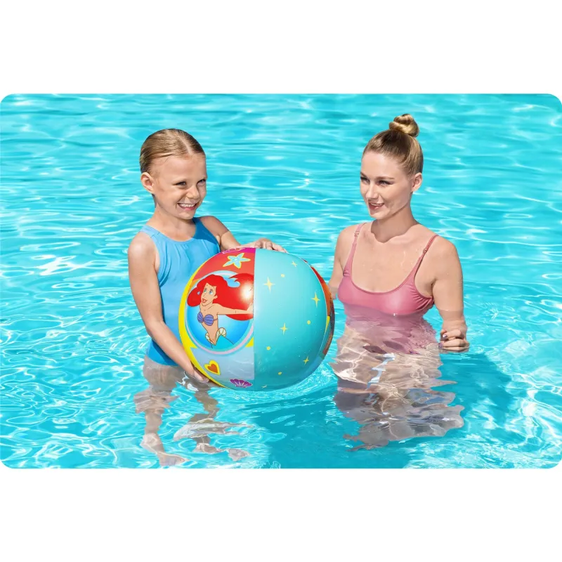 Pallone da spiaggia colorato Disney Princess, ottimo per giocare in giardino