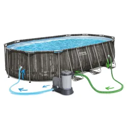 Piscina da giardino, ottima per il relax e il divertimento nelle giornate calde