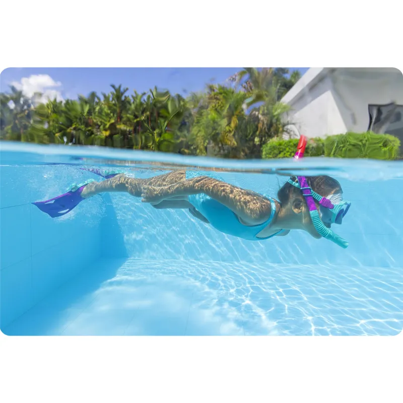 Bestway 25046 Set Snorkeling per Giovani realizzato in materiali resistenti, per la sicurezza