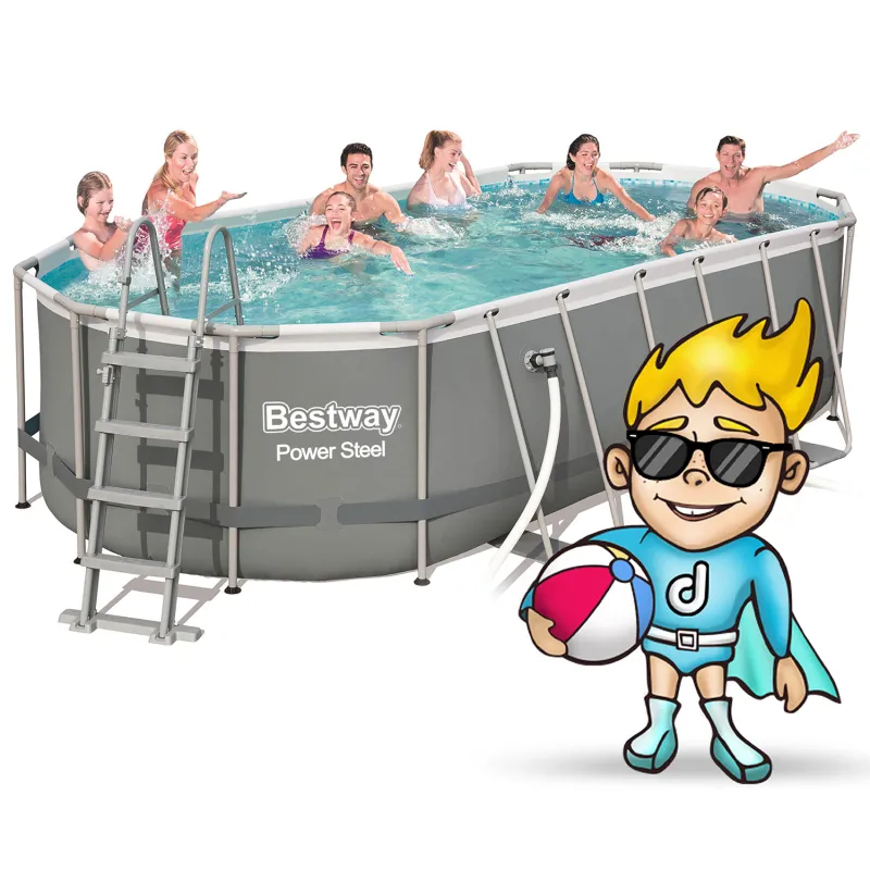 Bestway 56710 Piscina da Giardino 549 x 274 x 122 cm 17in1 in stile moderno