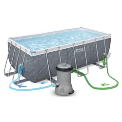 Piscina ideale per divertimento in giardino, facile da montare e smontare
