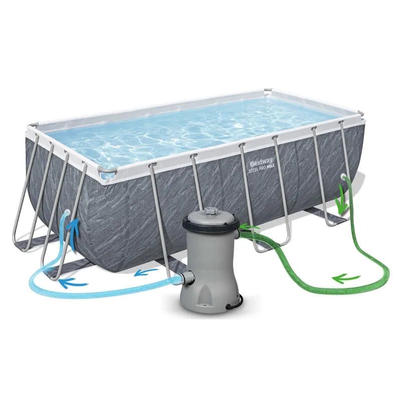 Piscina ideale per divertimento in giardino, facile da montare e smontare