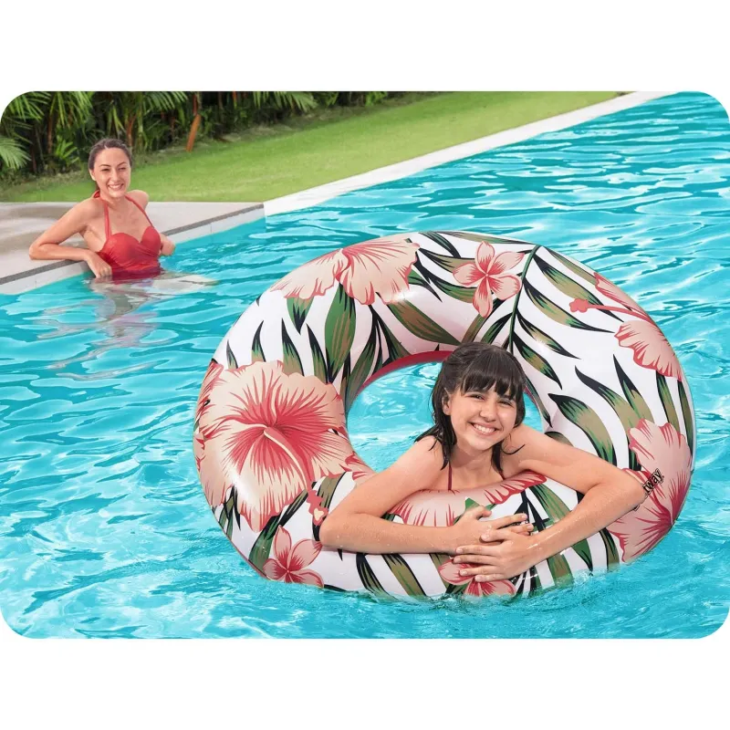 Anello da nuoto morbido 119 cm, confortevole e sicuro per i bambini
