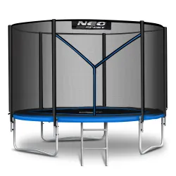 Trampolino da giardino 6ft/183cm con rete esterna e scala Neo-Sport