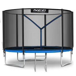 Neo-Sport Trampolino da Giardino 10ft/312cm con Rete Esterna e Scaletta