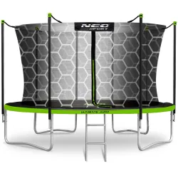 Trampolino da Giardino 14ft/435cm con Rete Interna e Scala Neo-Sport