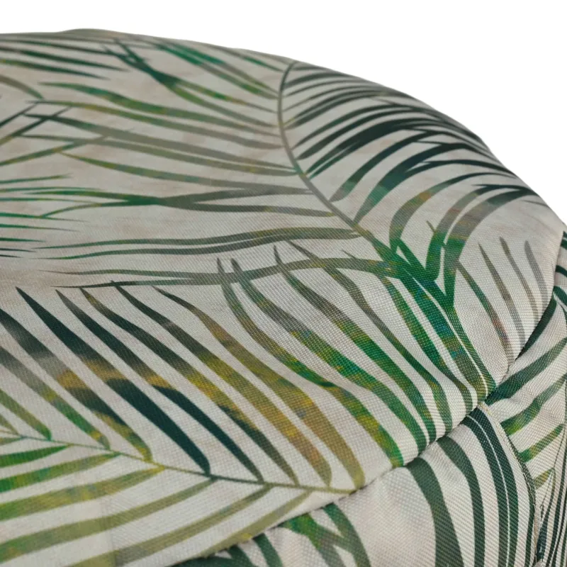 Poggiapiedi rotondo outdoor in nylon resistente all'acqua