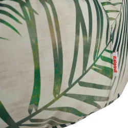 Puff poggiapiedi bianco in nylon per uso esterno