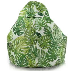 Pouf Poltrona Drop XXL impermeabile, ideale per uso all'aperto e in giardino