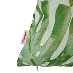 Cuscino rettangolare verde lime da esterno, perfetto per arredare il giardino