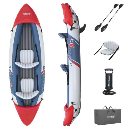 Kajak gonfiabile Lite Rapid X2 321 x 88 cm, barca leggera per avventure acquatiche