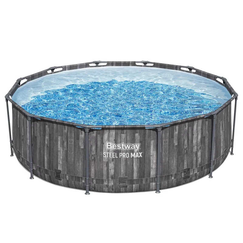 Piscina con telaio blu 366 x 100 cm, perfetta per il relax in giardino