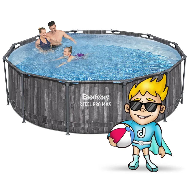 Piscina con telaio 366 x 100 cm, ideale per il relax in giardino, Bestway 5614X
